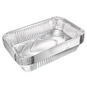 uxcell アルミホイルパン 210 x 145 x 42mm 800ml / 27oz トレイコンテナ キッチン ロースト ベーキング 料理用 12個入り