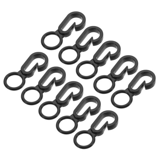 uxcell キャンプスナップフック プラスチックバックル クリップアクセサリー テントキャノピー用 ブラック 穴の内径8 mm 10個 uxcell キャンプスナップフック プラスチックバックル クリップアクセサリー テントキャノピー用 ブラック 穴の内径8 mm 10個