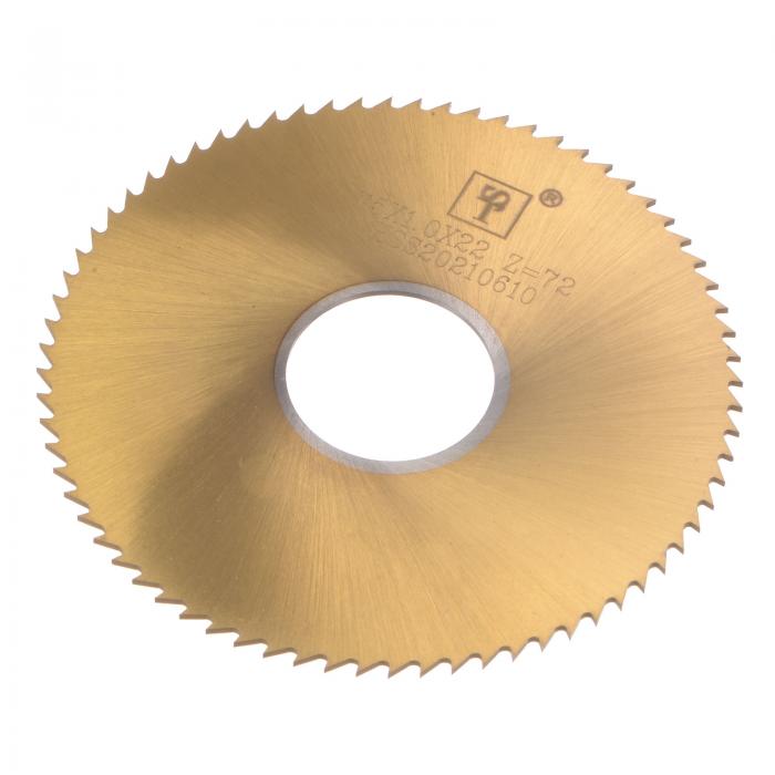 uxcell 丸鋸ブレード 直径75 mm 厚さ1 mm 72歯 22 mmアーバー付き M35コバルト高速度鋼チタンコーティングフライス盤 ステンレス鋼銅用