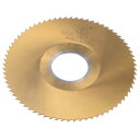 uxcell 丸鋸ブレード 直径100mm 厚さ1mm 72歯 M35 コバルト 高速度鋼 チタンコーティングフライス盤 27mmアーバー付き ステンレス鋼 銅...