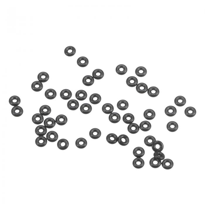 uxcell 1.5mmシールO-リング ラバー 代替 時計ガスケットOリング クラウン-Oリング 小さな品揃え 防水シール用 50個入り