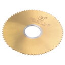 uxcell 丸鋸ブレード 直径63 mm 厚さ0.8 mm 72歯 16 mmアーバー付き M35コバルト高速度鋼チタンコーティングフライス盤 ステンレス鋼銅...