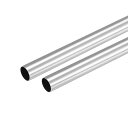 uxcell 304ステンレス鋼管 SUS304パイプ 304ステンレススチールチューブ 12mm OD 0.3 mm 肉厚 300mm長さ 2本入り