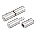 uxcell ヒンジ溶接 ヒンジピン 60mm x 16mm オスーメス 304 ステンレス鋼 金属 ホームゲート ドア ウィンドウ用 2ペア入り