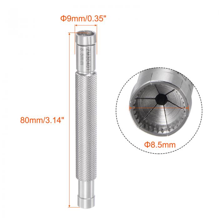 uxcell 時計クラウンワインダー ウォッチ修理ツール ウォッチワインダー ステンレス鋼 8.5mm