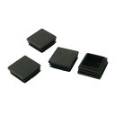 uxcell パイプキャップ 継ぐ脚プラグ プラスチックキャップ 40x40mm 4個