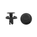 uxcell クリップ/リベット/ファスナー 7mmプラスチックリベット 19 x 12mm プッシュクリップ 100個入り