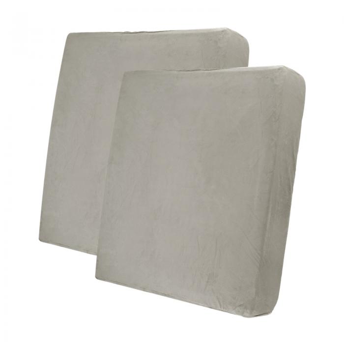 uxcell 2枚のストレッチソファクッションカバー個別洗えるソファシートクッションスリップカバー家具プ..