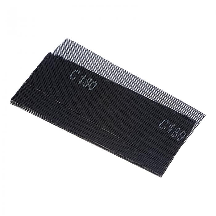 uxcell メッシュサンディングシート 180グリット 115mmx280mm 無ほこりウェット・ドライ研磨 木材乾式..