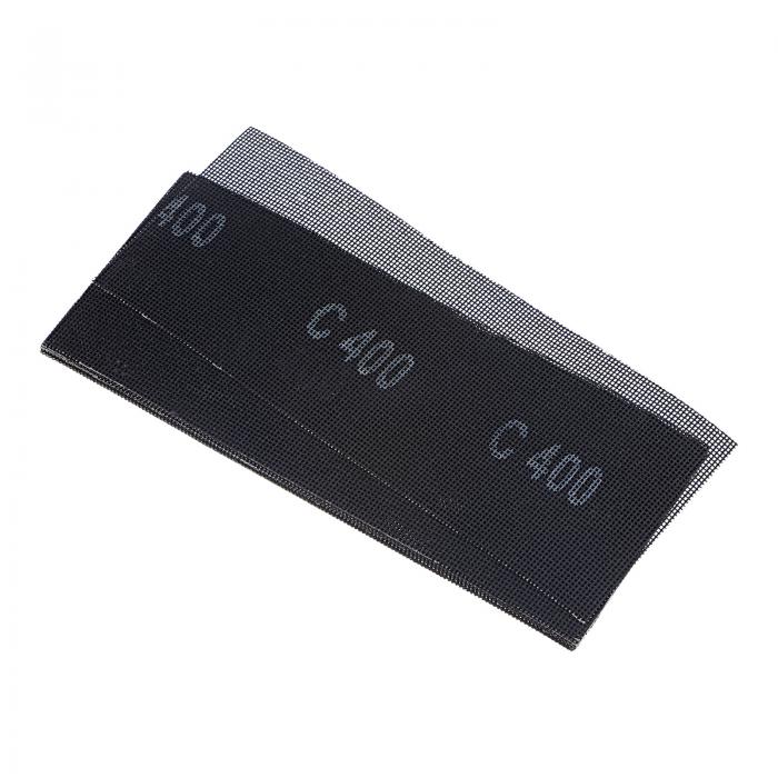 uxcell メッシュサンディングシート 400グリット 115mmx280mm 無ほこりウェット・ドライ研磨 木材乾式壁金属表面の研削用 10個入り