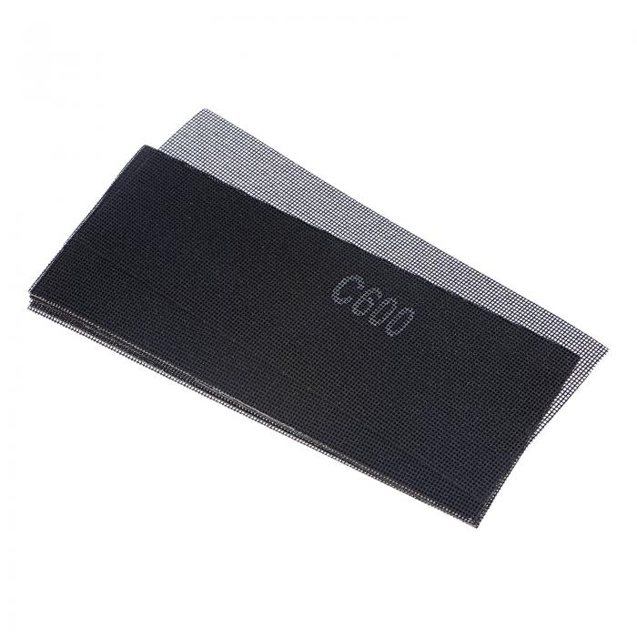 uxcell メッシュサンディングシート 600グリット 115mmx280mm 無ほこりウェット・ドライ研磨 木材乾式..