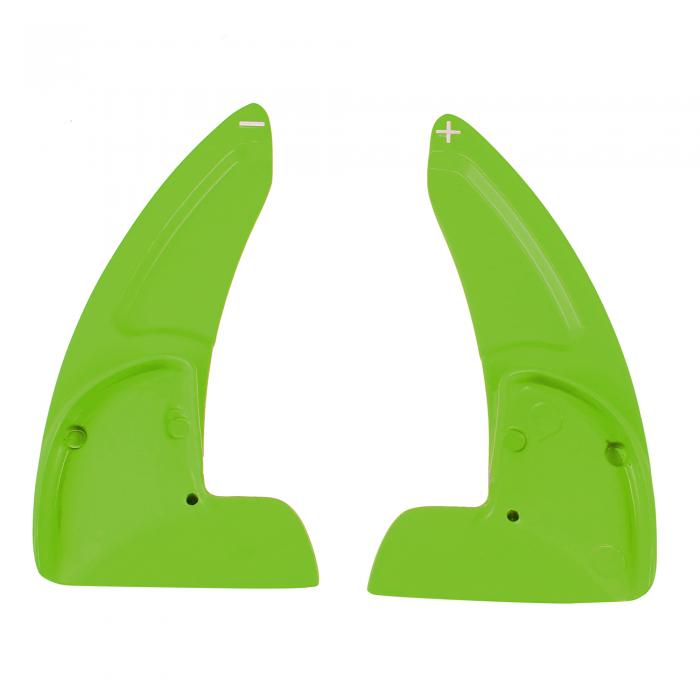 uxcell ステアリングパドルシフターエクステンダー シフター拡張カバー ステアリングホイールシフトパドル Dodgeに対応 Challenger Charger 2015-2021に対応 Dodgeに対応 Durango 2014-2020に対応 ペア入り グリーン(2)