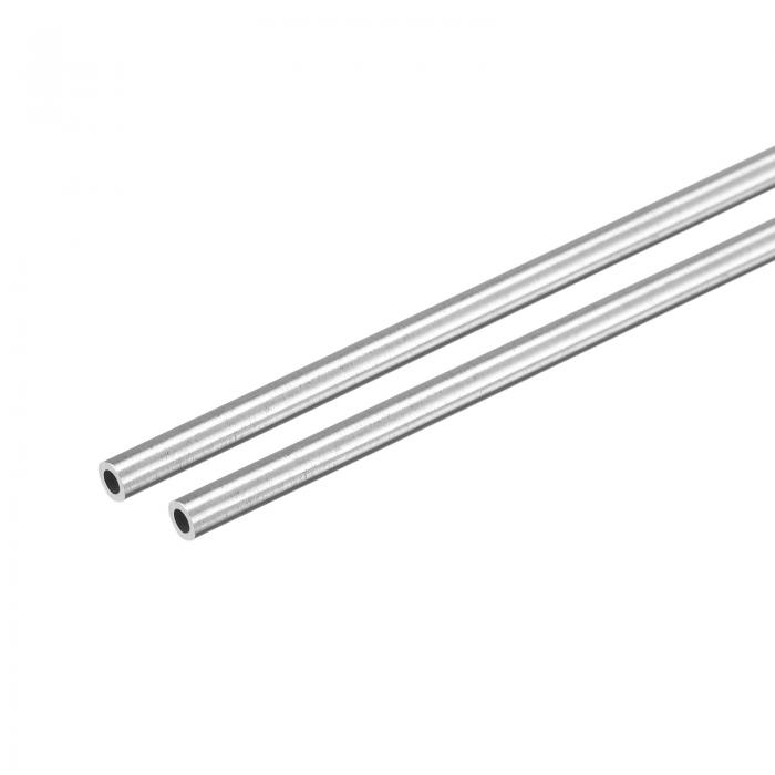 uxcell SS304パイプ 304ステンレス鋼管 SS304チューブ 4mm OD 0.8mm 肉厚 300mm長さ 2本入り