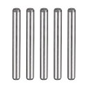 uxcell ノックピン 熱処理合金鋼 明るい仕上がりと正確な位置合わせ 余分な硬度用 3 mm x 1-6 mm 5個入り