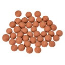 uxcell 粘土小石 7-8mm 0.22 lbs レッド 園芸 鉢植えボール 水耕栽培 花瓶供給 盆栽装飾(4)