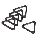 uxcell 金属三角リングバックル トライアングルリングバックル 内幅20mm DIY用 マットブラック 20個入り