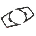 uxcell 車のフロントヘッドライトランプスイッチトリム カバー 装飾 F ordに対応 Mustangに対応 2015-2020に対応 2個