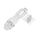 uxcell 南京錠掛け金 ドアクラスプ 掛け金ラッチ ロックラッチ 304ステンレス鋼 1個 75mm x 25mm x 20mm