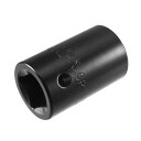 uxcell 6ポイントインパクトソケット CR-Vスチール 浅いSAEサイズ 12.5 mm x 16 mm