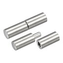 uxcell ヒンジ溶接 ヒンジピン 50mm x 12mm オスーメス 304 ステンレス鋼 金属 ホームゲート ドア ウィンドウ用 4ペア入り