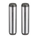uxcell ノックピン 熱処理合金鋼 明るい仕上がりと正確な位置合わせ 余分な硬度用 9.5 mm x 1-13 mm 2個入り