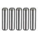uxcell ノックピン 熱処理合金鋼 明るい仕上がりと正確な位置合わせ 余分な硬度用 8 mm x 1-6 mm 5個入り