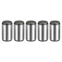 uxcell ノックピン 熱処理合金鋼 明るい仕上がりと正確な位置合わせ 余分な硬度用 9.5 mm x 19 mm 5個入り