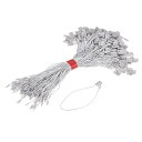uxcell ハングタグストリング スナップロック ピンループ 値札ファスナー プラスチックタグネクタイ グレー 180mm 1000個入り