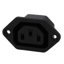 uxcell パネル マウント メス コネクタ ソケット AC 250V 10A IEC 320 C13