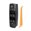 X AUTOHAUX 取り外しツール付きパワーウィンドウスイッチ 運転席側パワーウィンドウマスターコントロールスイッチ 2518300290 交換用 Merce...