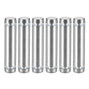 uxcell スタンドオフ ネジ 壁マウント 表示板ホルダー アクリルガラスネイル サイズ12x54 mm 6個入