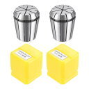 uxcell ER32スプリングコレット チャック CNC彫刻機旋盤フライス盤用 3 mm 2個