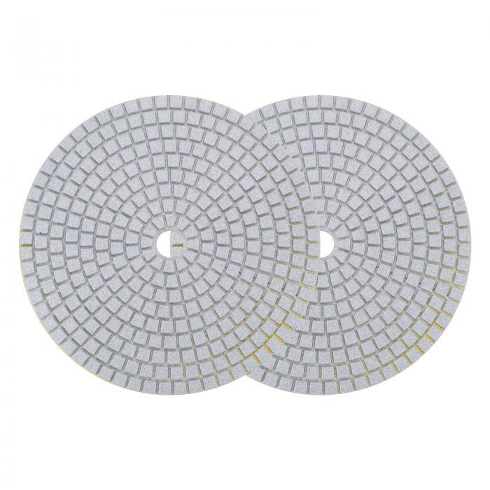 uxcell ダイヤモンド研磨パッド 湿式/乾式粉砕 石 コンクリート 大理石 カウンタートップ 床用 178 mm ..