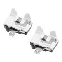 uxcell 冷蔵庫熱過負荷保護装置 1/6HP用125W 冷蔵庫交換部品 2.9x3.2x2.2cm 2個入り