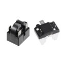 uxcell 冷蔵庫スターターリレー過熱保護装置 冷蔵庫 ptcスターターリレー 12 Ohm 4ピン コンプレッサー 過負荷 保護装置 1/2HP用