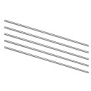 uxcell HSS旋盤丸棒 ラウンドバー ラウンドロッド ハイス鋼 直径3 mm グレー 5本入り(4)