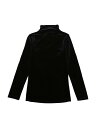 Allegra K 長袖シャツ ベーシックブラウス トップス モックネック 伸縮性 ベルベット タートルネック ハロウィン衣装 レディース ブラック L