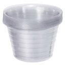 uxcell 植木鉢ソーサー プラスチック フラワードリップトレイ 屋内屋外用 12.7x8cm