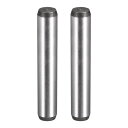 uxcell ノックピン 熱処理合金鋼 明るい仕上がりと正確な位置合わせ 余分な硬度用 9.5 mm x 51 mm 2個入り