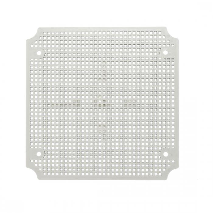 uxcell ABSプラスチック内部パネル ジャンクションボックス内部パネル ABS 200mm x 200mmの電気防塵ジ..