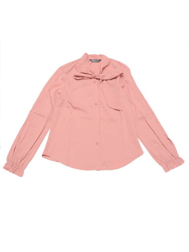 Allegra K ボウタイブラウス エレガント 蝶ネクタイネック 長袖 シャツワークブラウス レディース ダスティピンク M Allegra K ボウタイブラウス エレガント 蝶ネクタイネック 長袖 シャツワークブラウス レディース ダスティピンク M