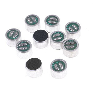 uxcell 携帯 パソコン MP3 MP4用 エレクトレットコンデンサーマイクロホーン MICカプセル対応 10 個セット 9.7mm x 7mm格安セール
