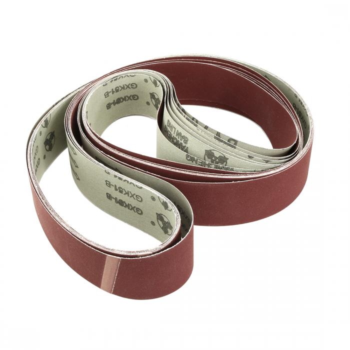 uxcell 酸化アルミニウムサンディングベルト サンドペーパー 51 x 1829mm 320グリット 6個入り