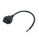 uxcell コネクターケーブル 16 ピン OBD2 車 オス コネクター アダプター ケーブル ツール 30/60/100cm [サイズ] 30cm-メス