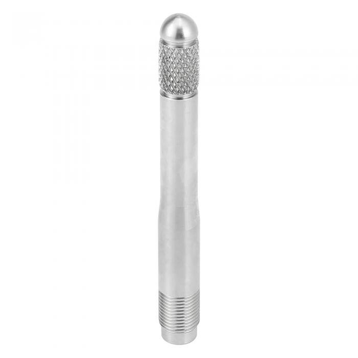 X AUTOHAUX ホイールアライメントピン M14x1.25 ステンレス鋼 ホイールハンガーリムスタッドピンガイドツール 車のタイヤ交換 シルバートーン