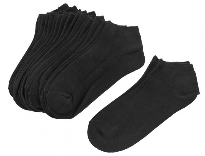 uxcell ソックス ショートソックス スポーツソックス レディース女性 ブラック 弾性 10足