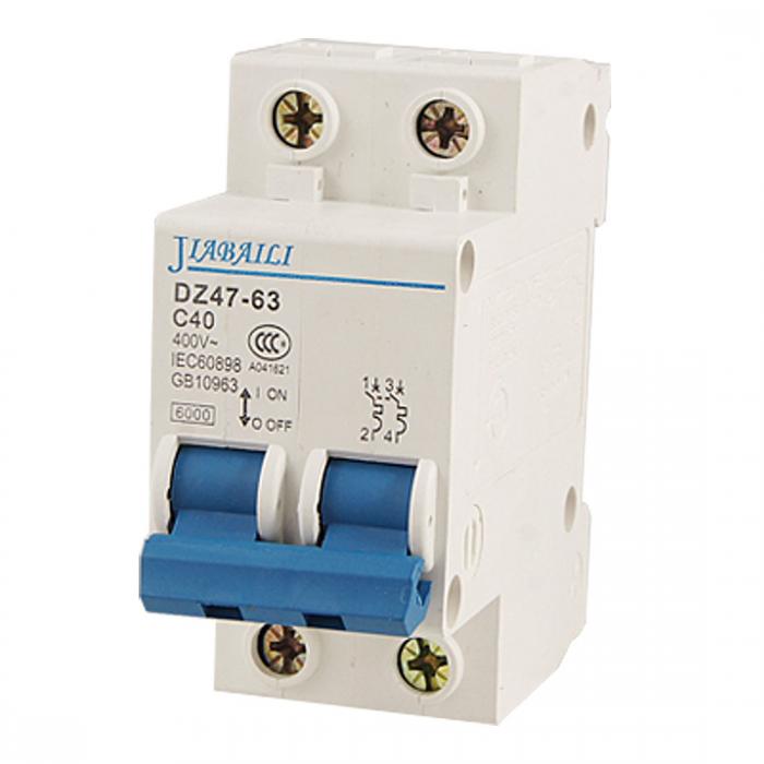 uxcell ミニチュアサーキットブレーカ 回路遮断器 安全スイッチ オン-オフ 2穴