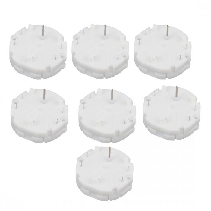 uxcell ステッピングモータープラスチック 金属 ホワイト 7個入り 30 x 9mm