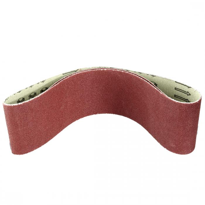 uxcell 酸化アルミニウムサンディングベルト サンドベルト 80グリット 研磨ベルト ブラウン 2本入り