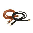 uxcell レディース 細ベルト 編みこみ ウェストベルト 2セット(キャメル+ブラック) ウェスト66-84cm